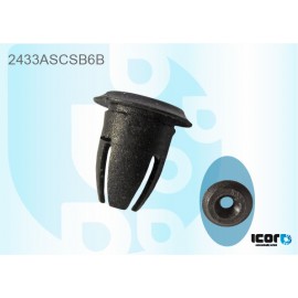 BMW 7 E38, клипсы водосточныx панелей черные для WS, 1 шт.