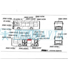 МАЗ 203, 206 боковая откидная форточка