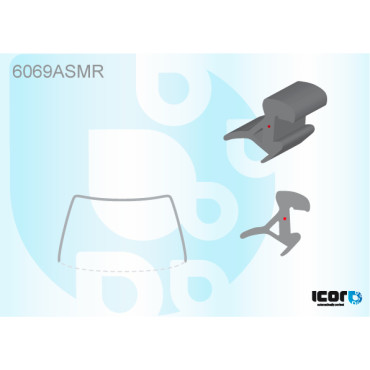 NISSAN JUKE 5RGR GU - front frame 3/4