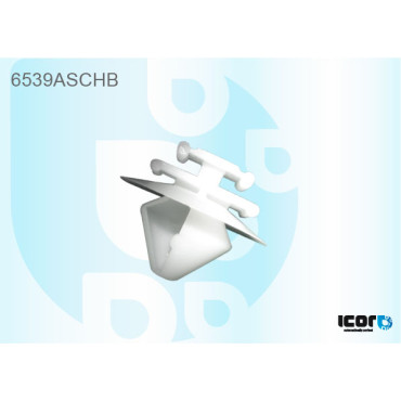 PEUGEOT 206 клипса для WS белая, 1 шт