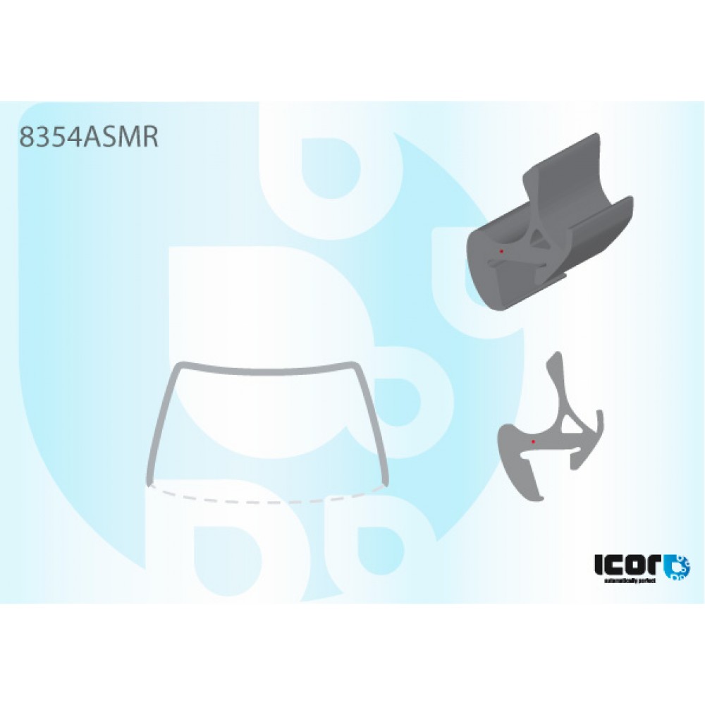 Молдинг лобовой LEXUS RX300/330/350/400 4Т