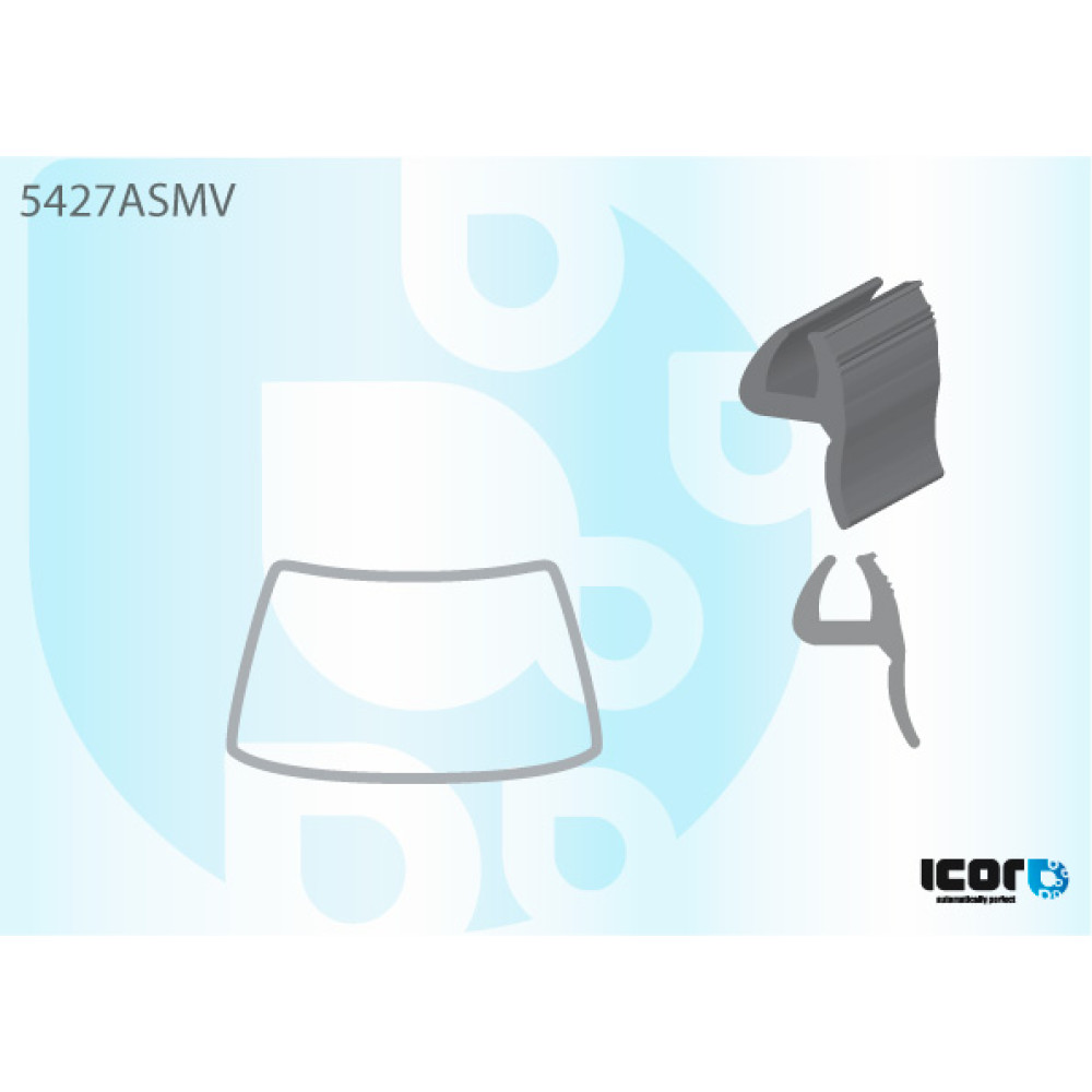 MERCEDES SPRINTER/VW LT II высокий резина упл для WS, черный, 1 деталь