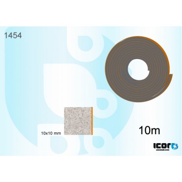 УПЛОТНИТЕЛЬНАЯ ПОРОЛОНОВАЯ ЛЕНТА ЧЕРНАЯ 10 М(10 mm) С КЛЕЮЩЕЙСЯ ПОВЕРХНОСТЬЮ