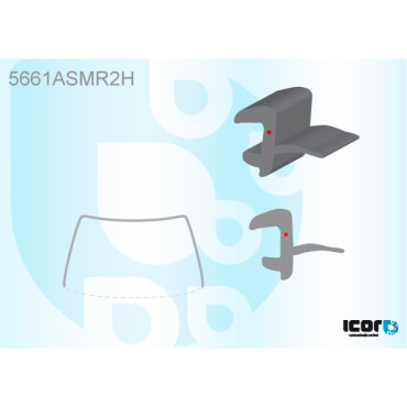 MITSUBISHI PAJERO III / SHOGUN 3RGR,5RGR GU - МОЛДИНГ 3/4