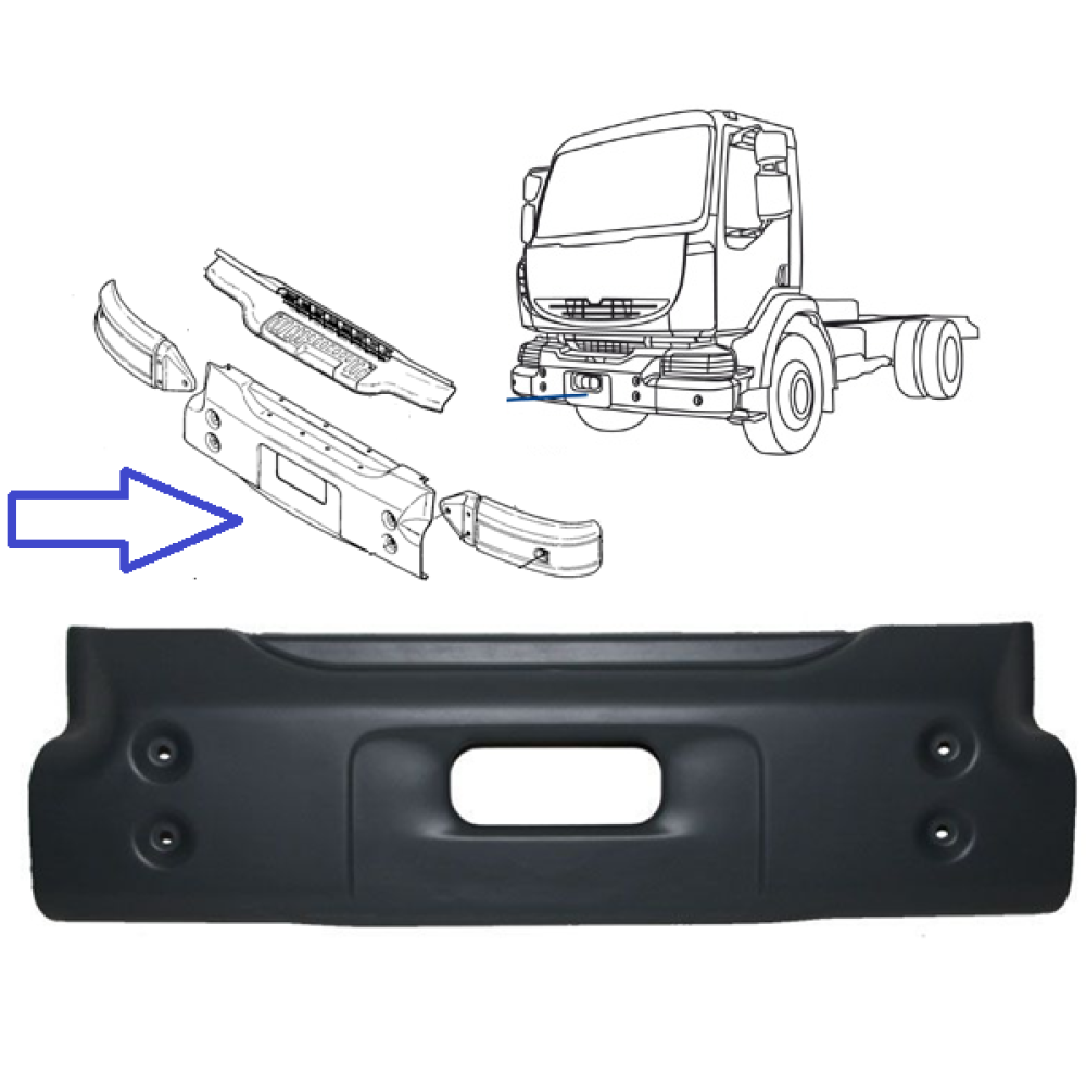 КРЕПЛЕНИЕ БАМПЕРА DAF XF 105, 2005